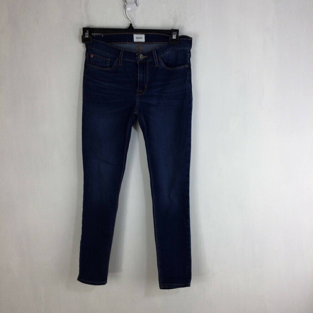 Hudson Ankle Krista Super Skinny Blue Denim Jeans Womens Stretch Comfort Size 28 - Picture 7 of 8